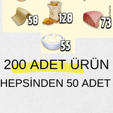 200 ADET ÜRÜN