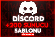 ⭐️ +200 Kaliteli Dolu Sunucu Şablonu Arşivi!