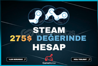 ⭐ 200$+ dolar değerinde Dolu Steam Hesabı ⭐