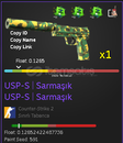 200 DOLARLIK STiCKERLI USP-S | Overgrowth 