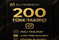 200 Gerçek Türk Takipçi - Hızlı Teslim