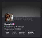 +200 Gerçek Üyeli Sunucu