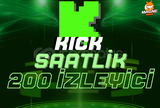 200 İzleyici Saatlik KICK
