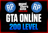 200 Level GTA Online + Ban Yok + Garanti