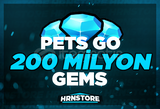  ⚡ 200 MİLYON GEM | PETS GO 