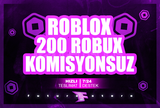 ⭐200 Robux + KOMİSYONSUZ ⭐