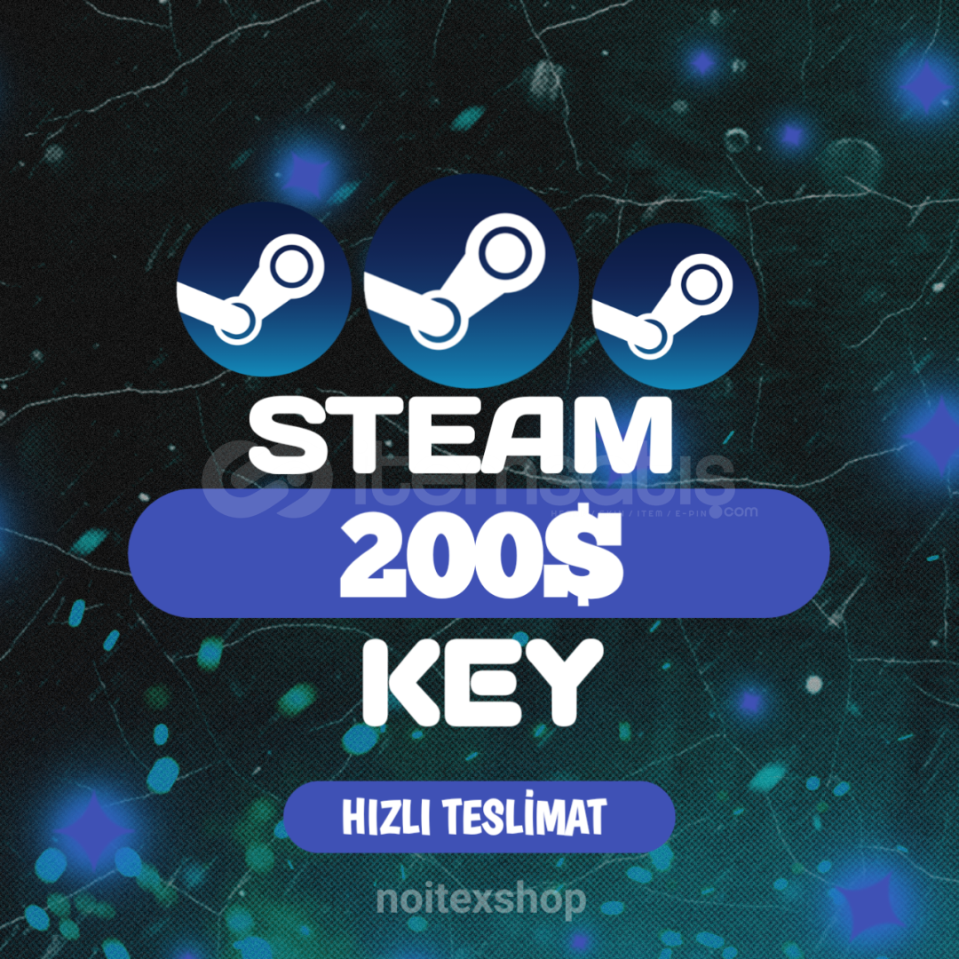 200$ Steam Key / Oto - Teslimat 200$ Steam Key / Oto - Teslimat
