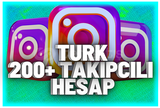 200+ TÜRK TAKİPÇİLİ INSTAGRAM HESAP