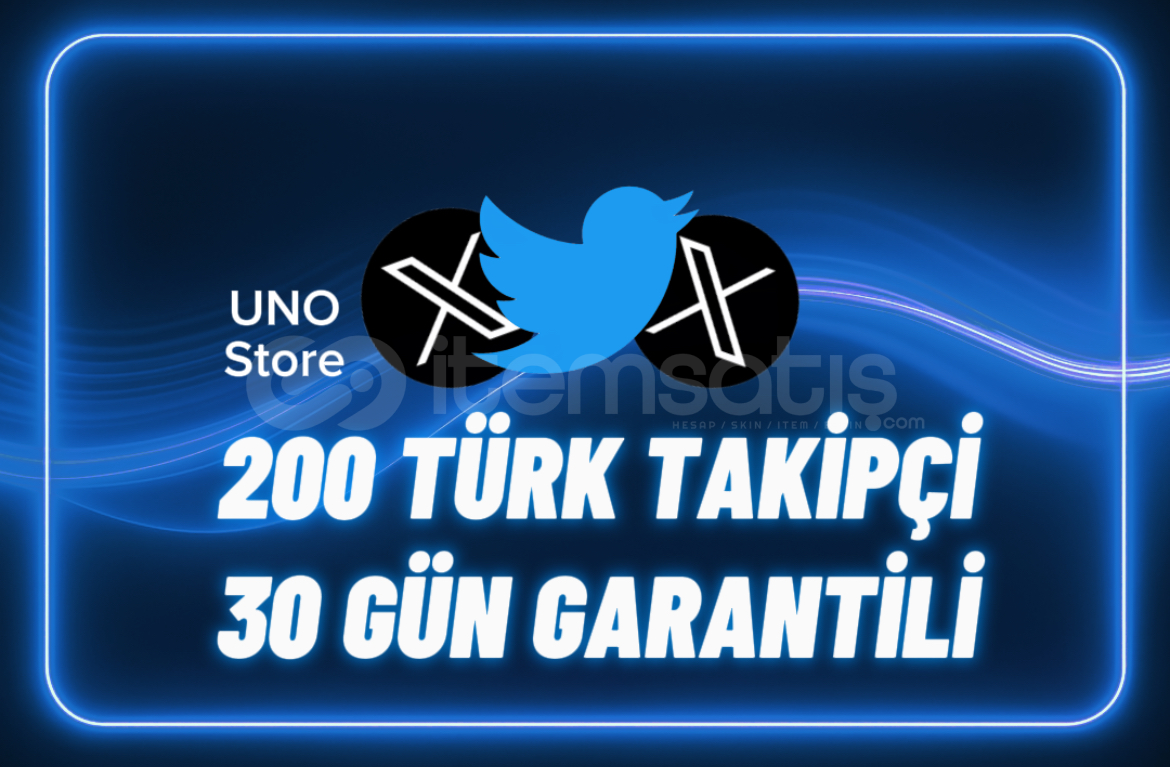 ⭐200 Twitter Türk Takipçi - 30 Gün Garantili⭐ ⭐200 Twitter Türk Takipçi - 30 Gün Garantili⭐