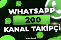 ⭐️ [ 200 ] WHATSAAP KANAL TAKİPÇİ⭐️