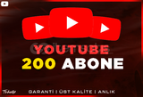 200 Youtube Abone | GARANTİ| ANLIK