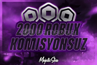 ⭐(2000)+1400 ROBUX JET HIZINDA TESLİMAT ⭐