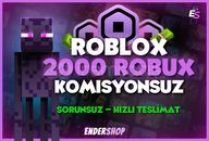 ⚡[2000] 1400 Robux Komisyonsuz - Güvenilir⚡