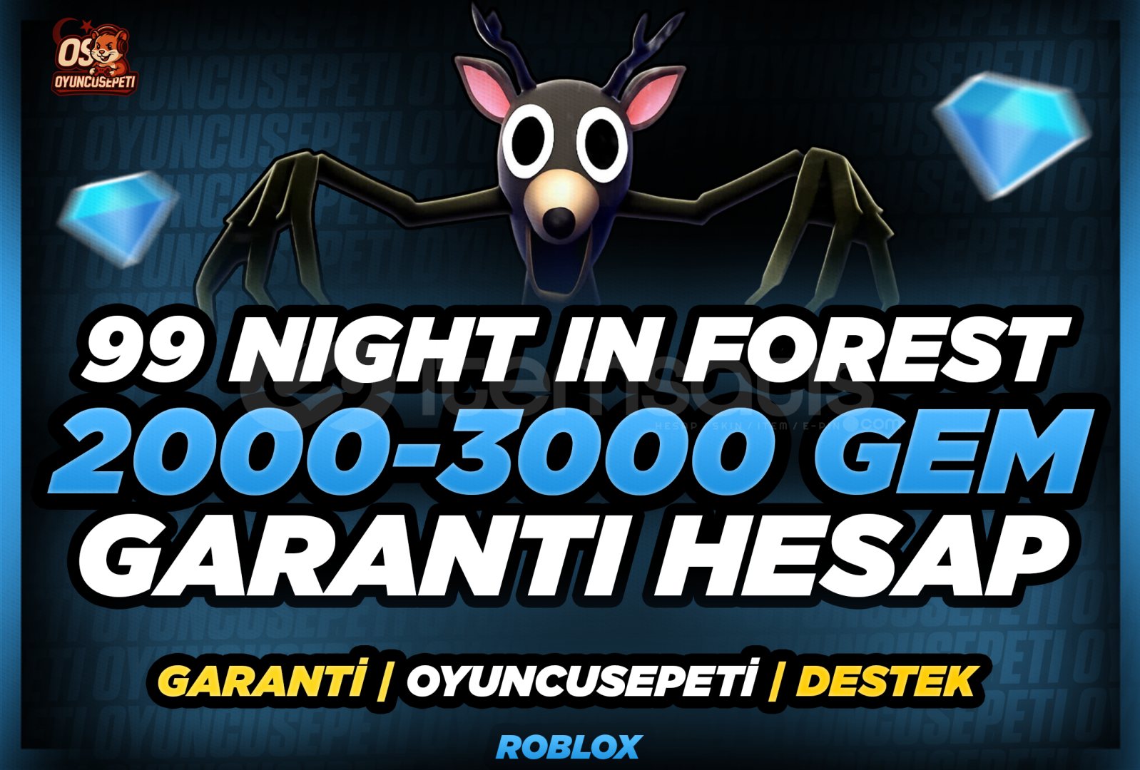 ⭐4000-5000 GEMS | 99 NIGHT IN THE FOREST⭐ ⭐4000-5000 GEMS | 99 NIGHT IN THE FOREST⭐