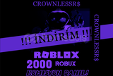 2000 (2857) Robux *EN UCUZ*