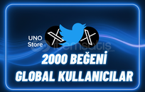 ⭐2000 Beğeni - Global Kullanıcılar⭐