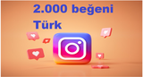 2000 beğeni Türk instagram 