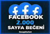 2000 ⭐ FACEBOOK ⭐ SAYFA BEĞENİ