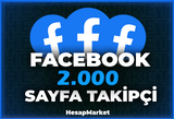 2000 ⭐ FACEBOOK ⭐ SAYFA TAKİPÇİ