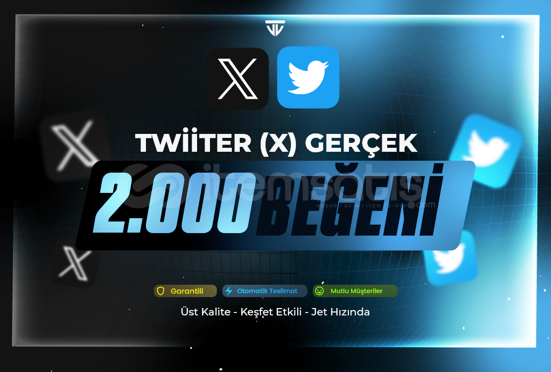 2.000 Gerçek Beğeni | Garanti | Twitter (X) 2.000 Gerçek Beğeni | Garanti | Twitter (X)