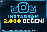 2.000 GERÇEK BEĞENİ | GARANTİLİ | INSTAGRAM 