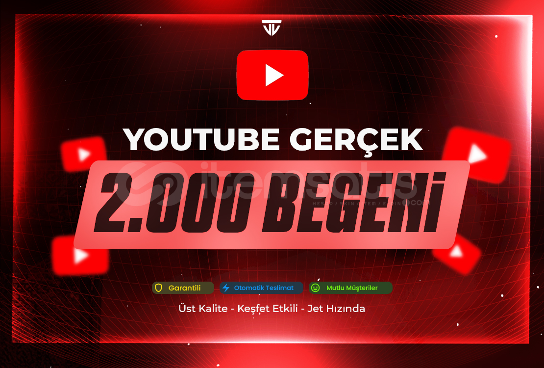 2.000 Gerçek Beğeni | Garantili - YouTube 2.000 Gerçek Beğeni | Garantili - YouTube