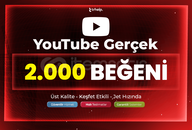 2.000 Gerçek Beğeni | Garantili - YouTube