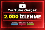2.000 Gerçek İzlenme | Garantili - YouTube 2.000 Gerçek İzlenme | Garantili - YouTube