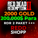 ⭐️2000 Gold + 200.000$ RDR2 Online Boost⭐️