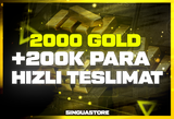 ⭐ 2000 GOLD +200K PARA⭐ RDR2 ONLİNE