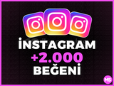 +2.000 Instagram Beğeni / Garantili