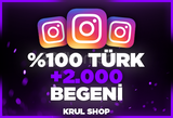 ⭐️2000 Instagram Gerçek Beğeni | ANLIK⭐️