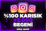 ⭐️2000 Instagram karışık Beğeni | ANLIK⭐️