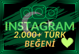 +2000 Instagram TÜRK Beğeni