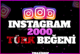 ⭐ 2000 INSTAGRAM TÜRK BEĞENİ [GARANTİLİ]