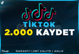 2.000 Kaydetme TikTok | Garanti | #1