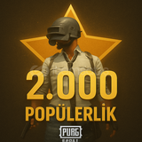 ⚡2.000 POPÜLERLİK HIZLI TESLİMAT ACELE ET
