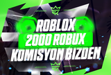 2000 robux (2858) Komisyon Ödüyoruz!