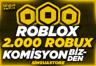 ⭐2000 Robux⭐ + KOMİSYON BİZDEN
