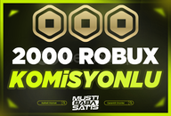 ⭐ 2000 Robux + Komisyon Bizden