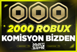 2000 Robux + Komisyon Bizden