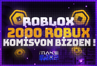 ✨(2858)2000 Robux (Komisyon Bizden)✨