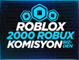 2000 Robux (Komisyon Ödenir)