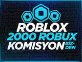 2000 Robux (Komisyon Ödenir)