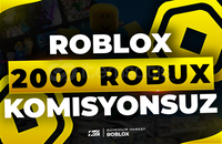 ⭐2000 Robux [KOMİSYONSUZ]⭐
