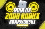 ✨2000 Robux - KOMİSYONSUZ✨