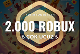 2000 ROBUX SATIN AL UCUZ HIZLI TESLİMAT