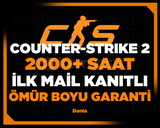 ☢️2000+ SAAT CS2 | STEAM HESABI | İLK MAİL