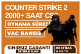 ☘️2000+ SAAT ❤️CS2 STEAM HESABI❤️İLK MAİLLİ