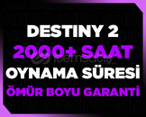 ☢️2000+ SAAT DESTINY 2 STEAM☢️GARANTİ